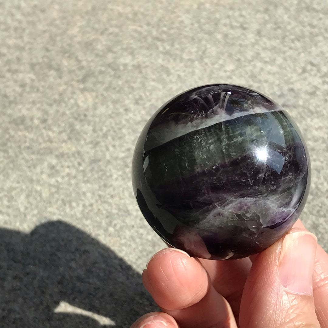 Rainbow Fluorite Sphere