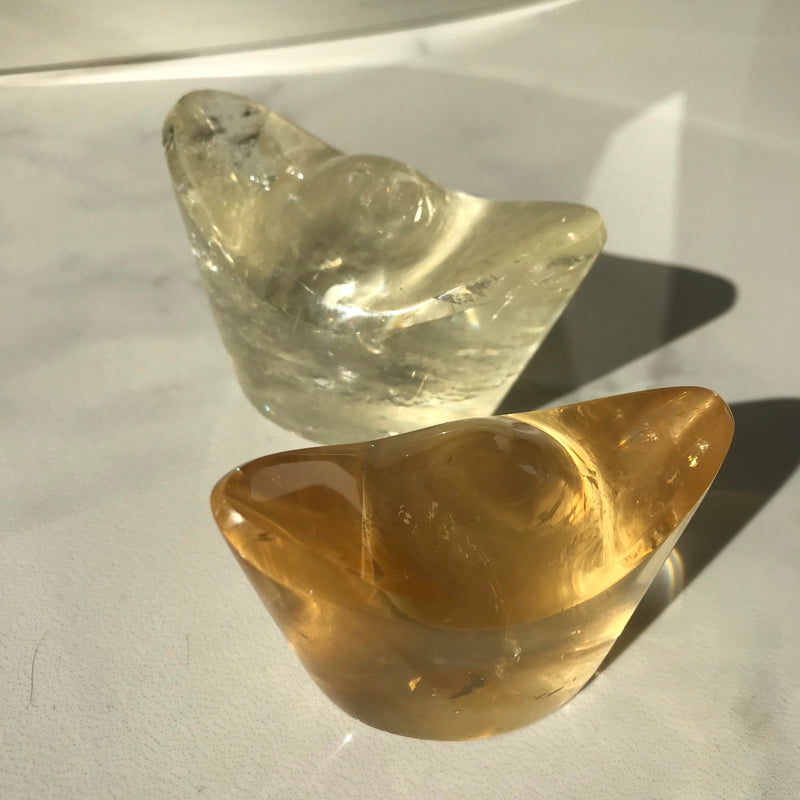 Honey Calcite Yuen Bao (Chinese gold)