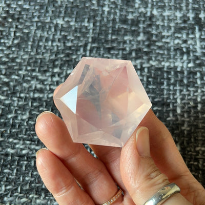 Mini Rose Quartz Diamond