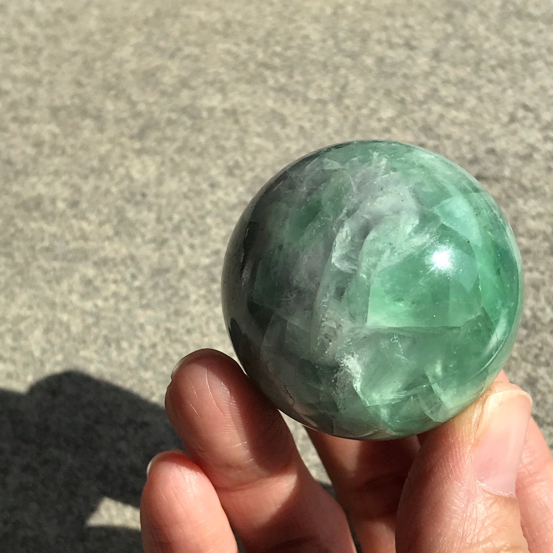 Rainbow Fluorite Sphere