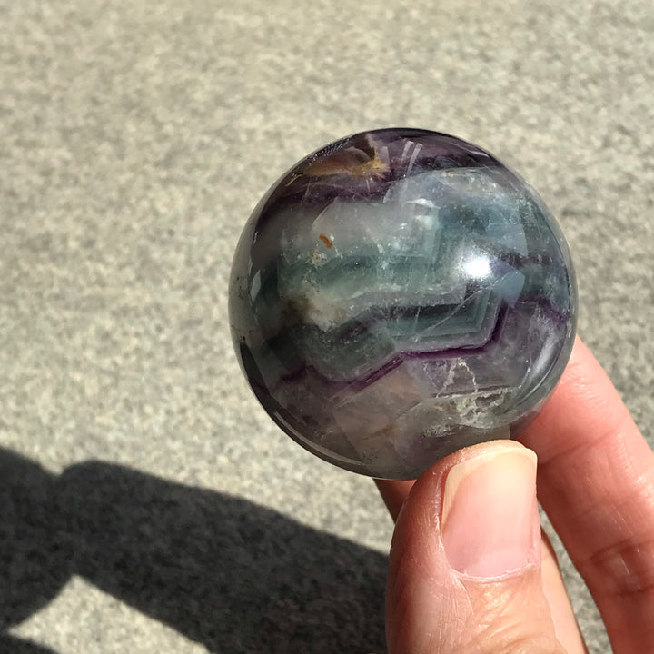 Rainbow Fluorite Sphere