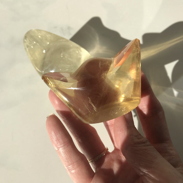 Honey Calcite Yuen Bao (Chinese gold)