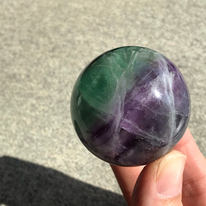 Rainbow Fluorite Sphere