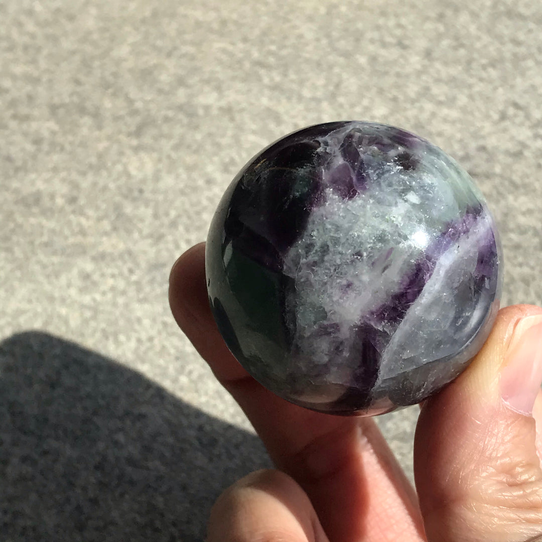 Rainbow Fluorite Sphere