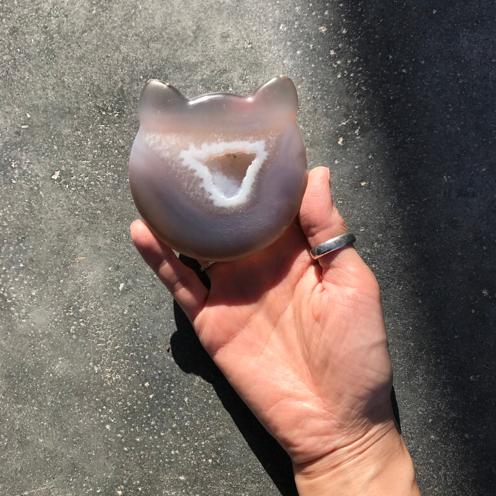 Shaped Agate Plate